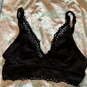 Aerie Black Lace Bralette